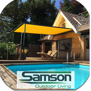Samson Awnings - sister company of The Garage Door Centre